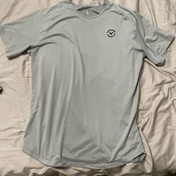 Virus Gray Short Sleeve Performance Tee - Picture 1 of 5